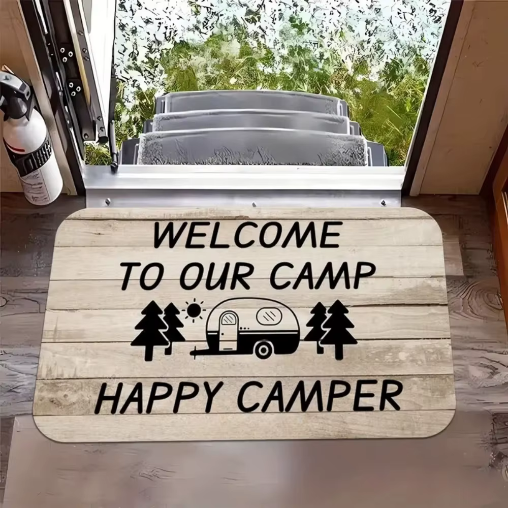 Tapis de bienvenue pour camping-car