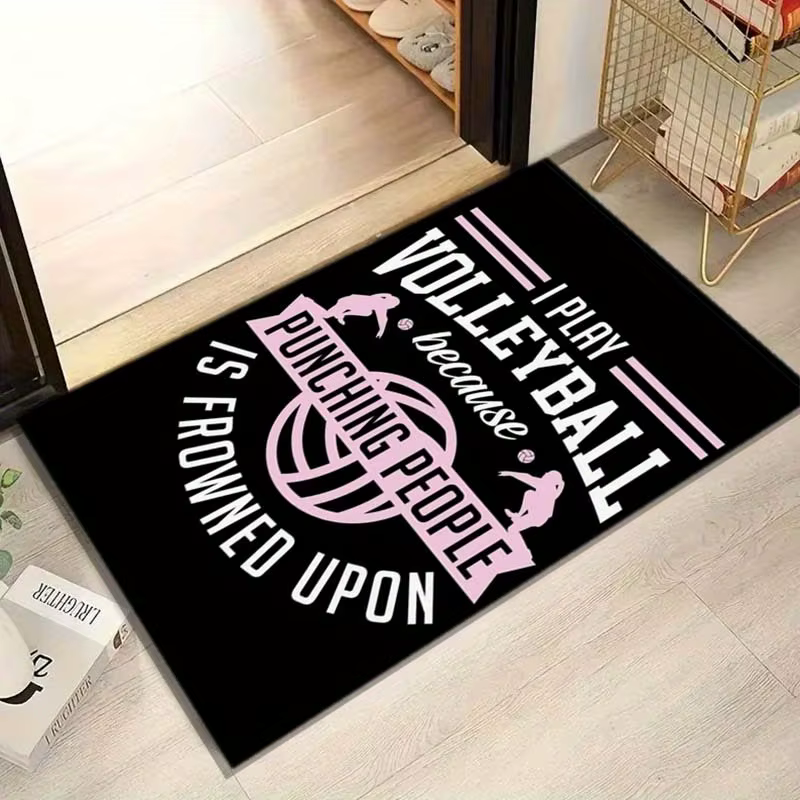 Tapis de volley-ball adapté à la chambre à coucher