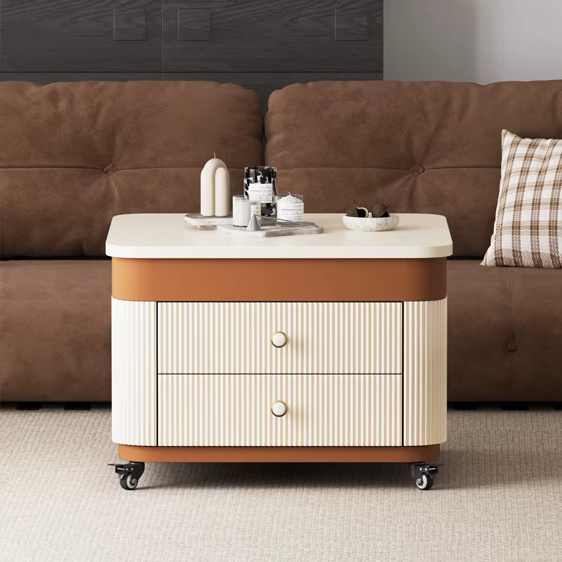 Style Table basse Unique Design italien Tables basses modernes élégantes rangement De luxe Mesa De Centro Sala meubles De salon
