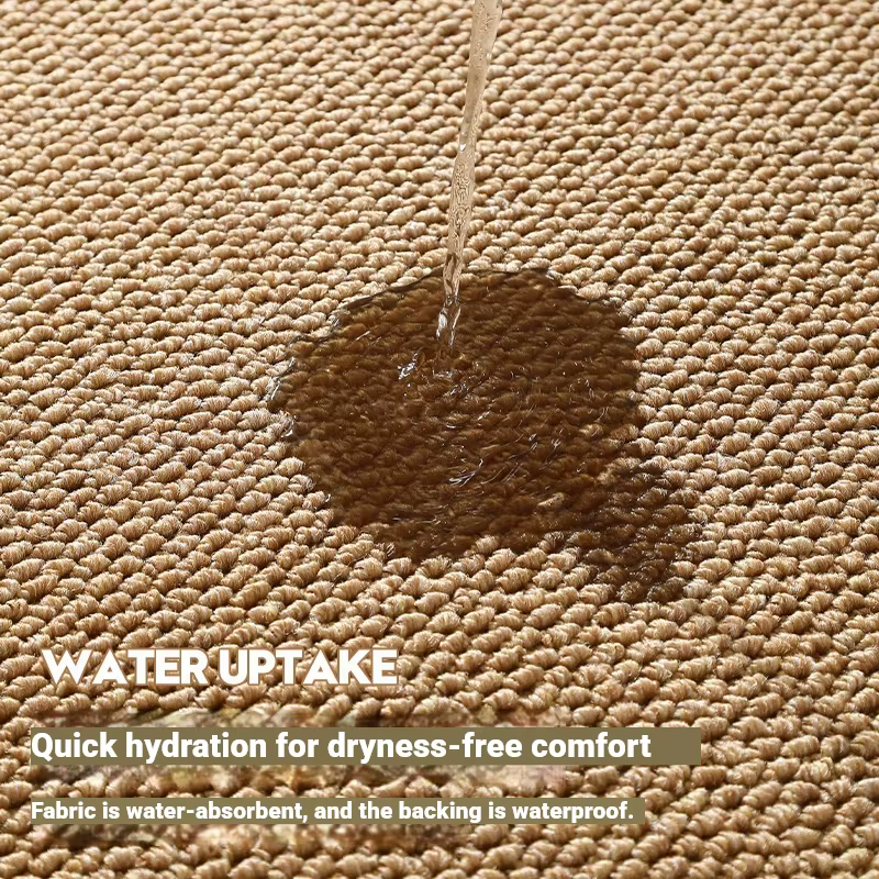 Tapis de cuisine antidérapant lavable en faux sisal