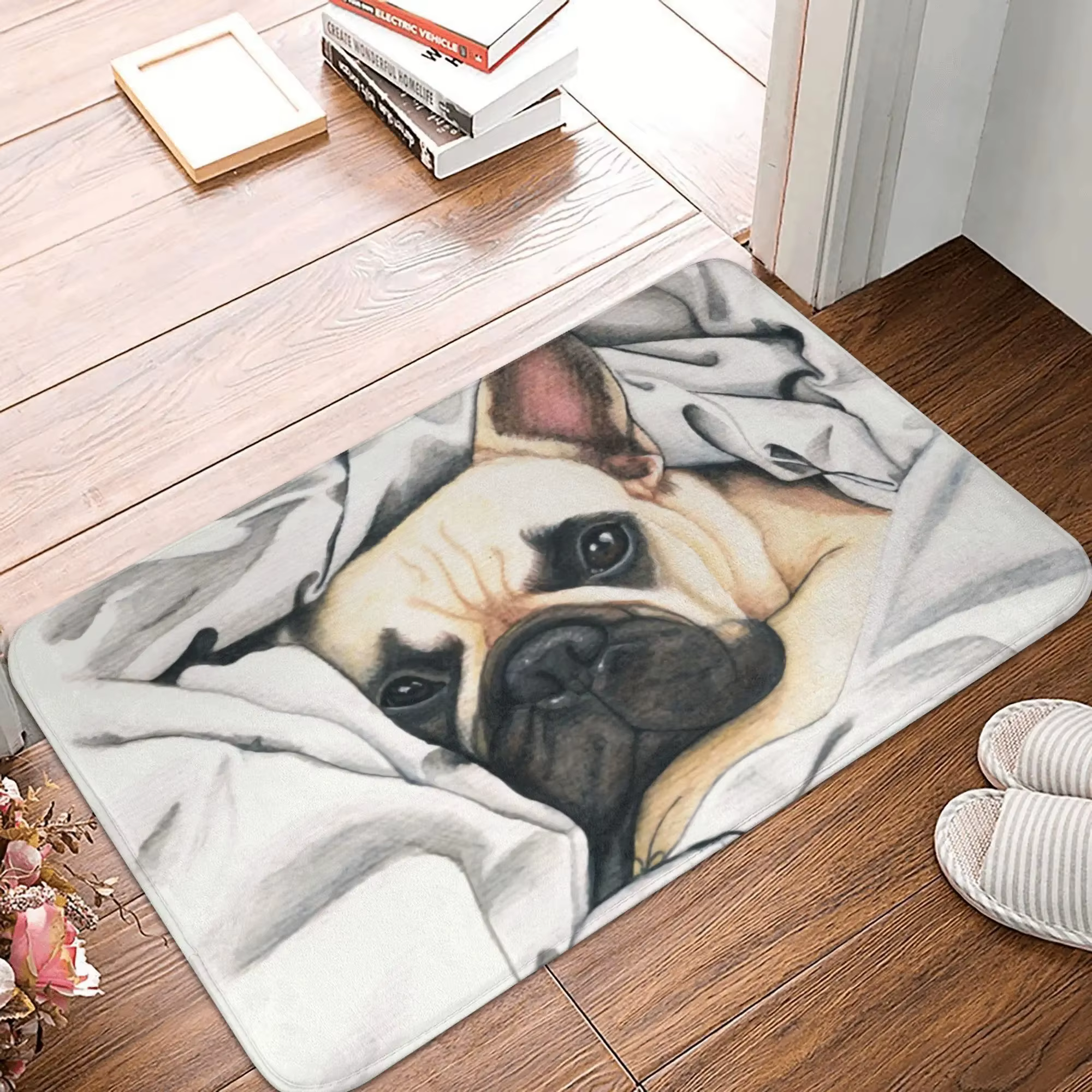 Tapis de porte antidérapant Style Pop Art