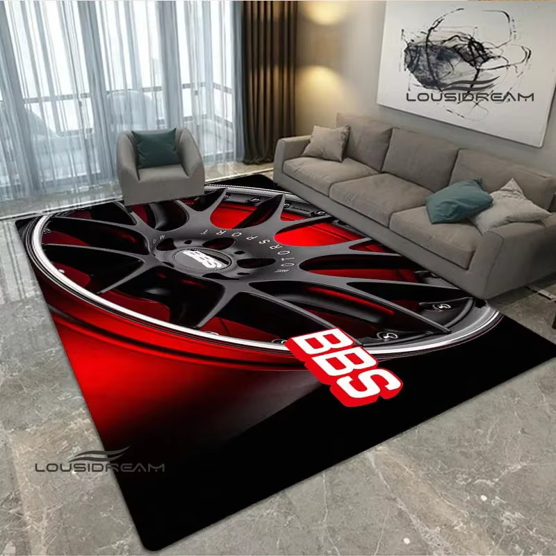 Tapis rétro imprimé BBS Racer 3D
