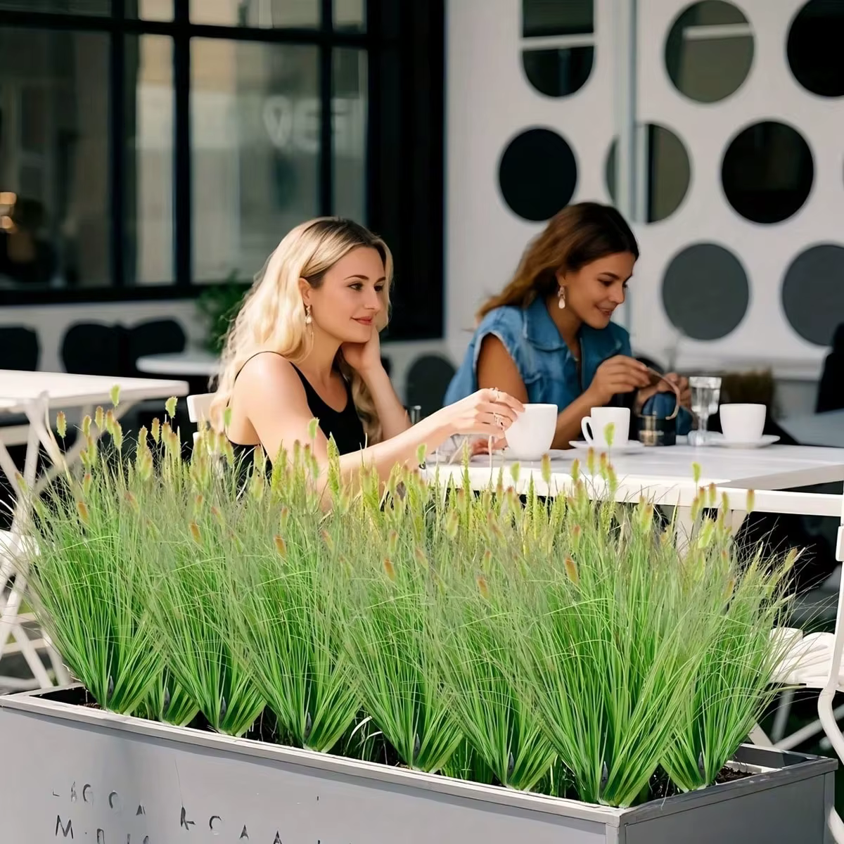 Herbe d'oignon artificielle réaliste