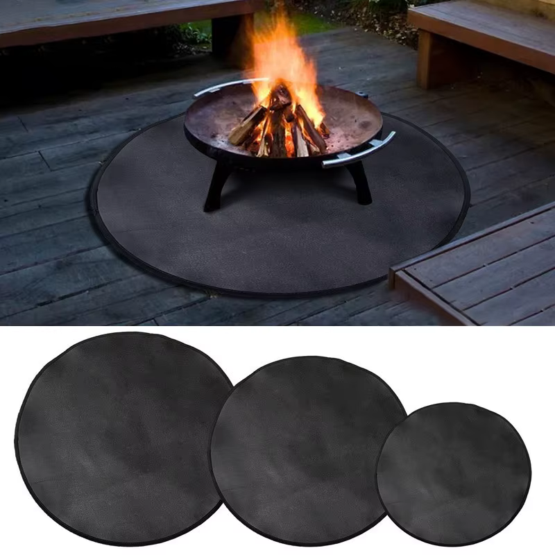 Tapis ignifuge rond multifonctionnel de 24/30/36 pouces