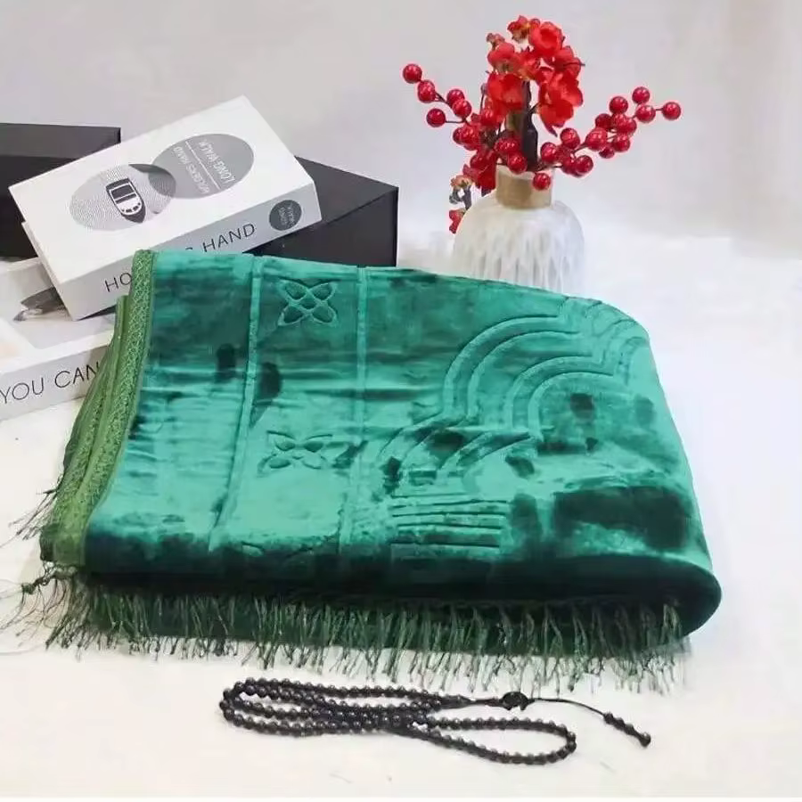 Tapis de prière en velours musulman