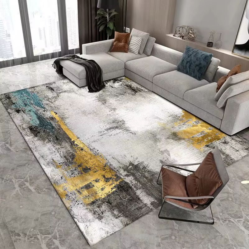 Tapis imprimé géométrique