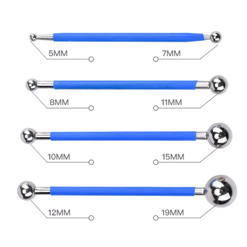 4x/set Kit d'outils de calfeutrage outils de finition de calfeutrage Kit de réparation de Joint de sol de carrelage boule pour