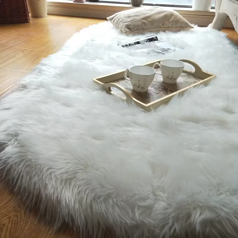 Polymères ovales en peluche super doux