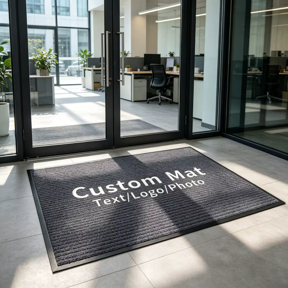 Tapis personnalisé, tapis d'entrée personnalisés pour entreprises