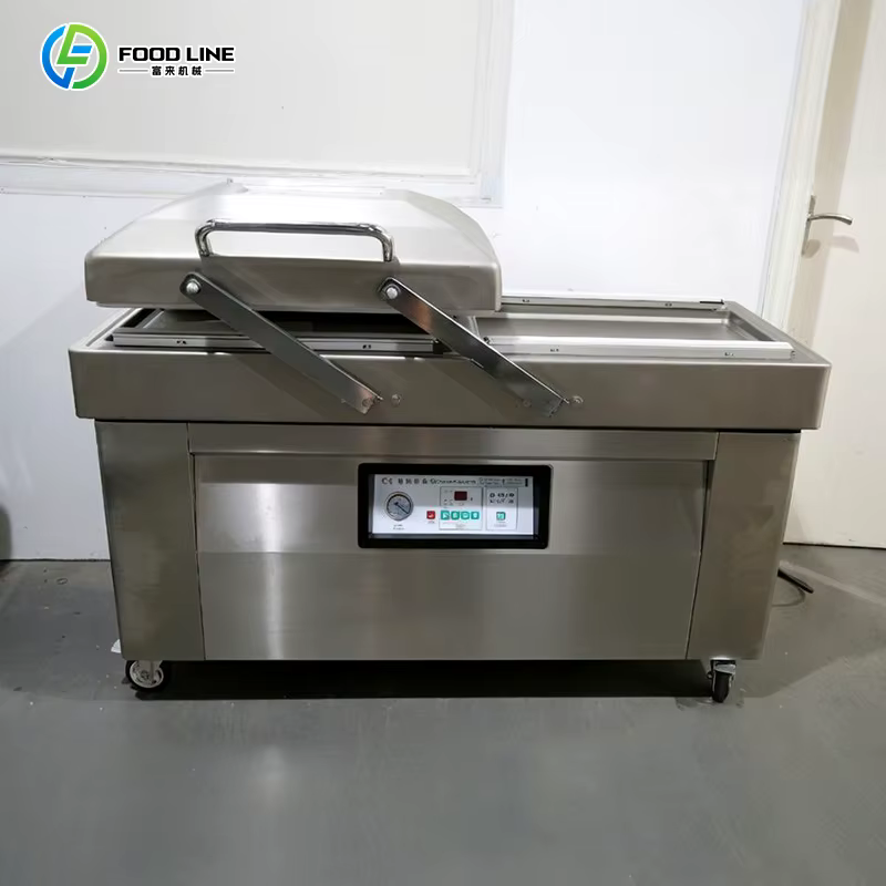 Ligne de production de bœuf séché avec injection de saumure et déchiquetage de la viande