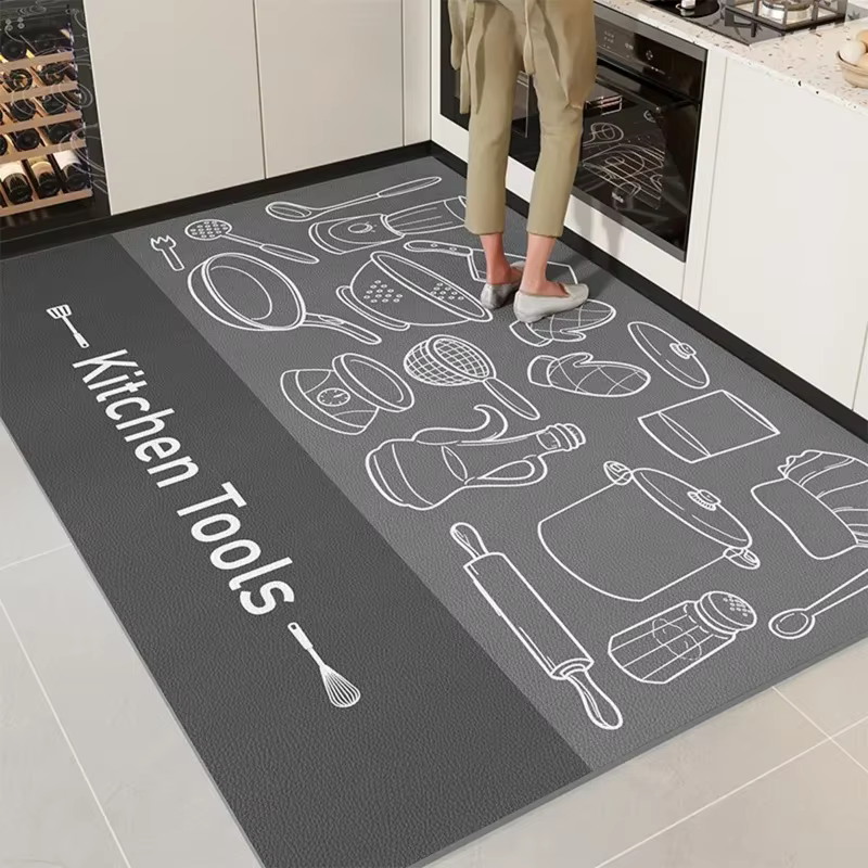 Tapis de cuisine en Pvc imperméable à l'huile