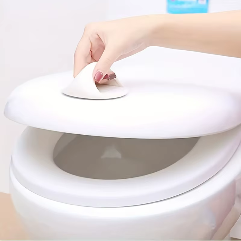 1 poignée de couvercle de toilette, couvercle de salle de bain facile à ouvrir - pour la sécurité des personnes âgées et handicapées