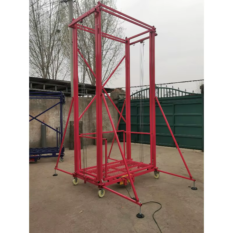 YG 2-12m 500kg échafaudage Mobile électrique pliable Portable télécommande plate-forme de levage pour le travail autres échelles et échafaudage