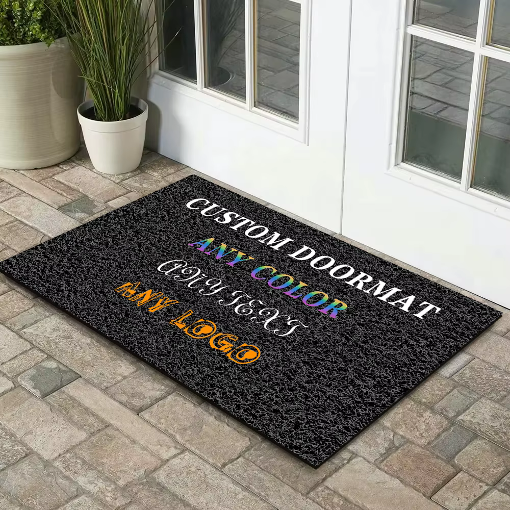 Tapis d'entrée personnalisé