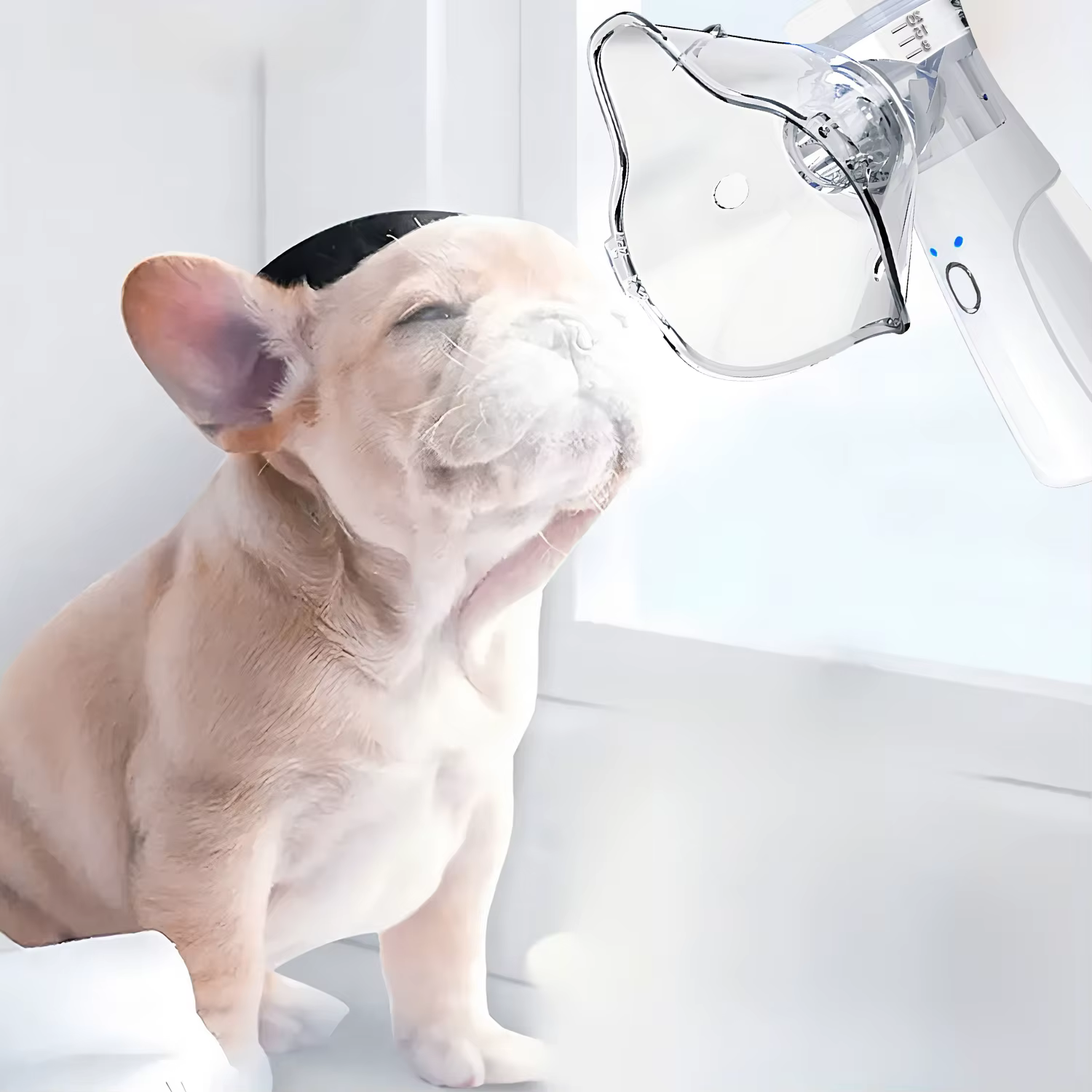 Chambre d'aérosol vétérinaire pour animaux, dispositifs d'inhalation pour l'asthme des animaux de compagnie, dispositifs d'intercalation pour chats et chiens, nébuliseur