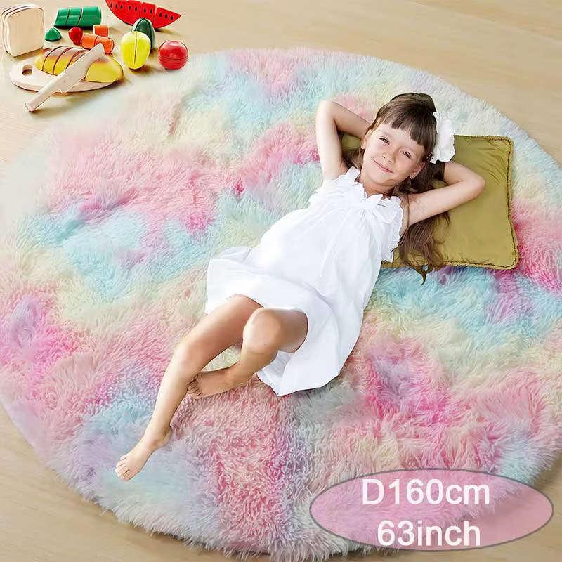 Tapis rond arc-en-ciel 60/80/100/120/140/160