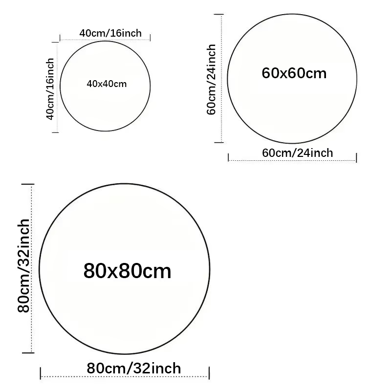 Tapis rond décontracté de jeu pour chambre de garçons