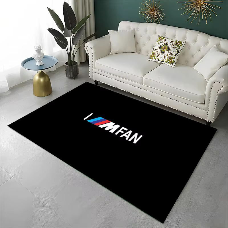Tapis antidérapant rétro Racing Car B-BMW pour salon