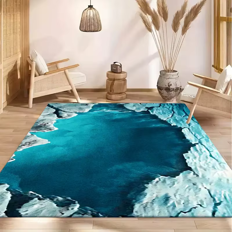 Tapis de piscine 3D pour étang de poissons d'eau profonde