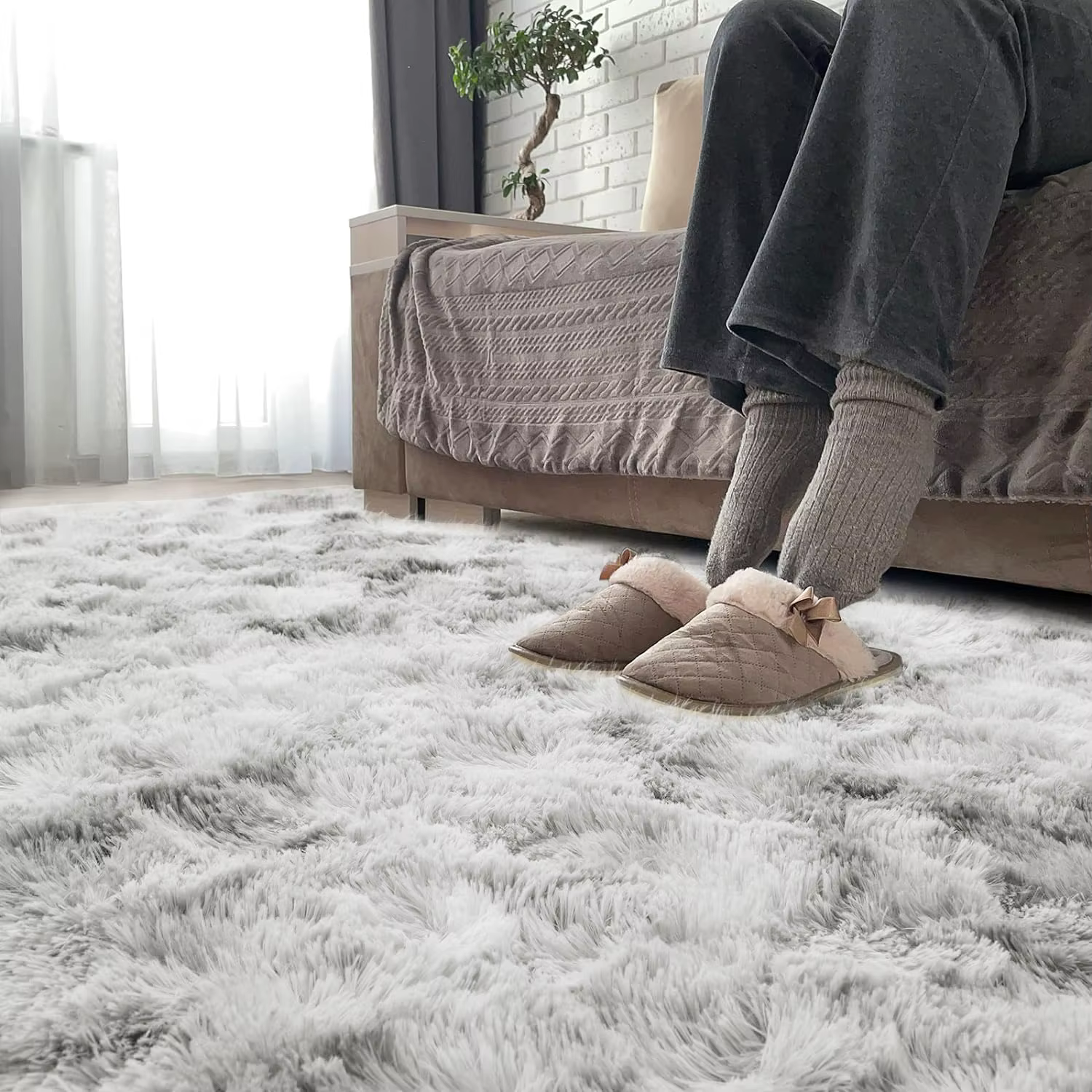 Tapis 160x230 cm 120x160 cm doux moelleux