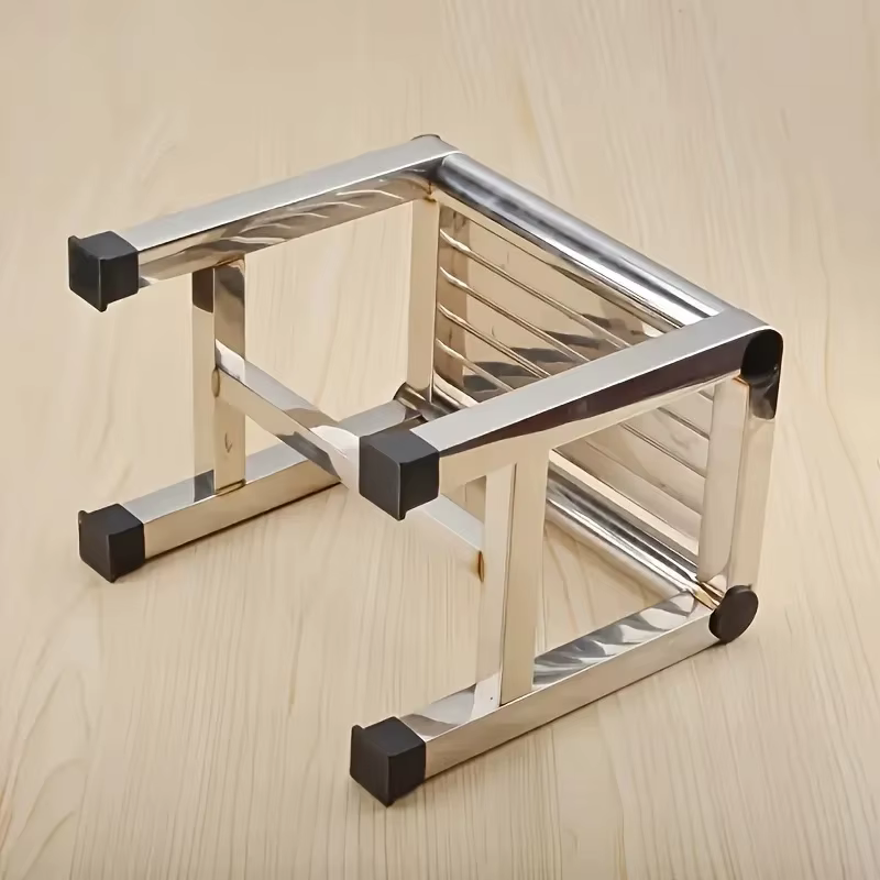 Tabouret carré multifonctionnel en acier inoxydable, imperméable, antidérapant, épais et durable, adapté à une utilisation en intérieur et en extérieur