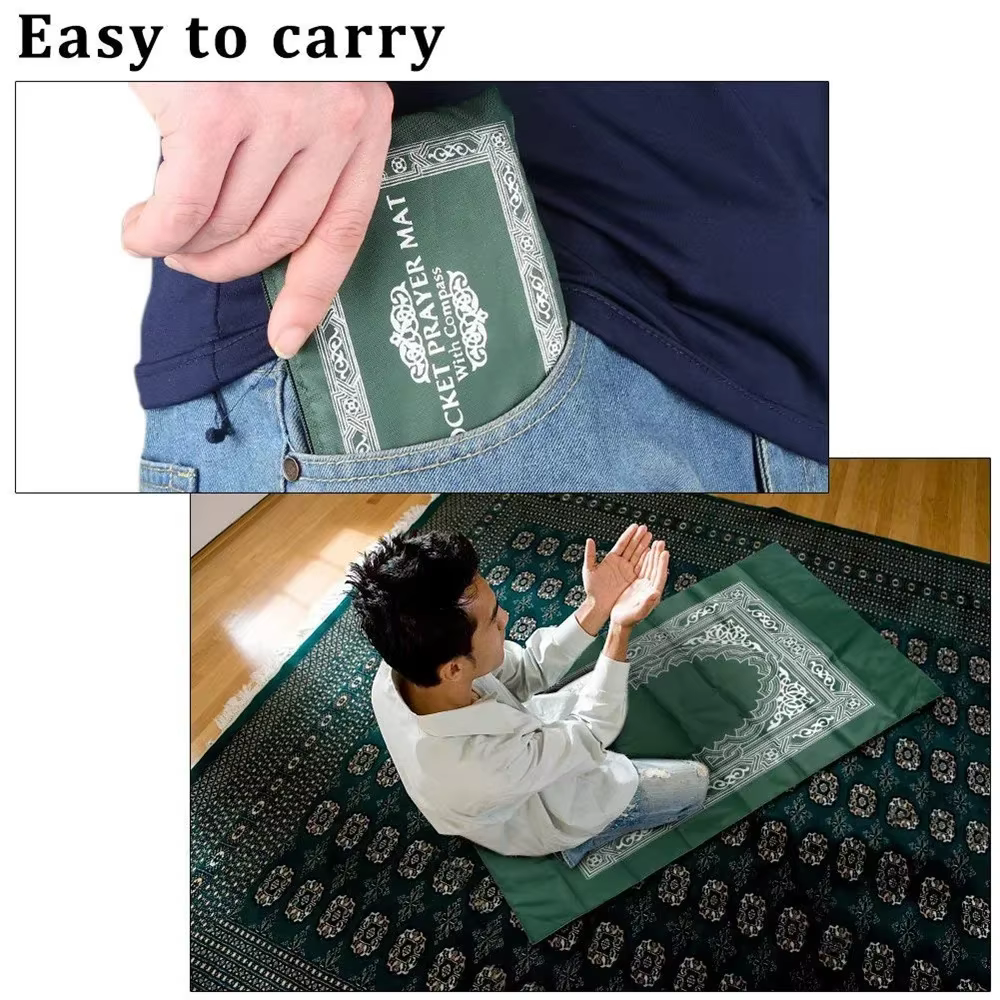 Tapis de prière de poche de prière Portable
