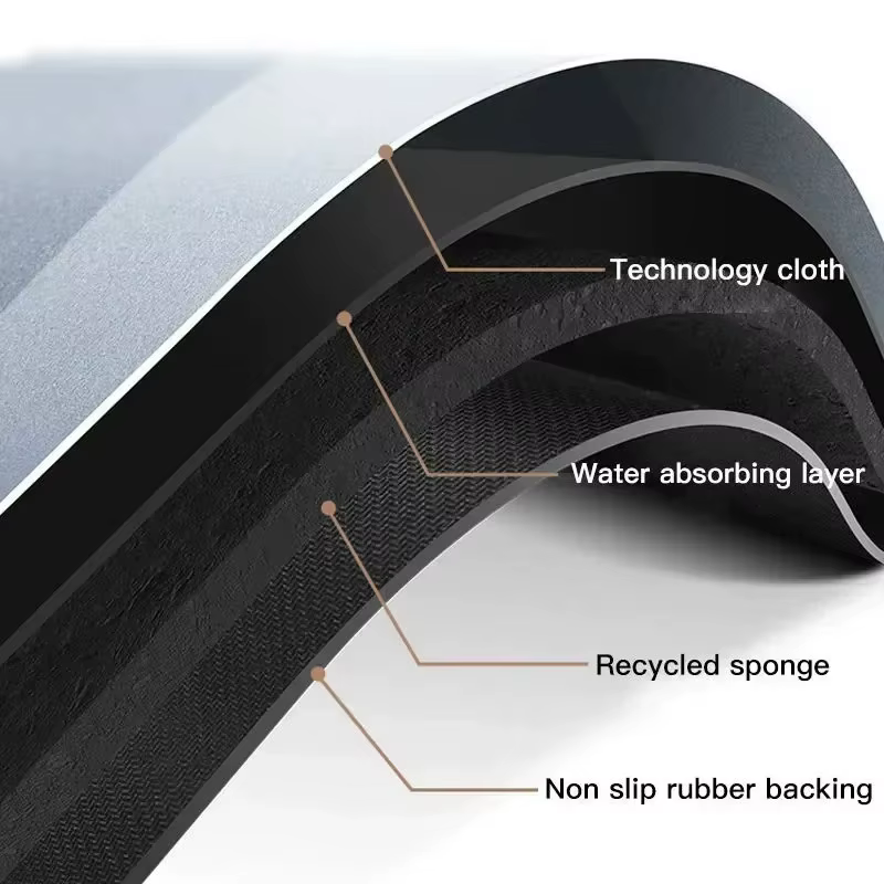 Tapis de salle de bain décoratif