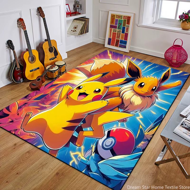 Tapis de dessin animé Pokemon 3D