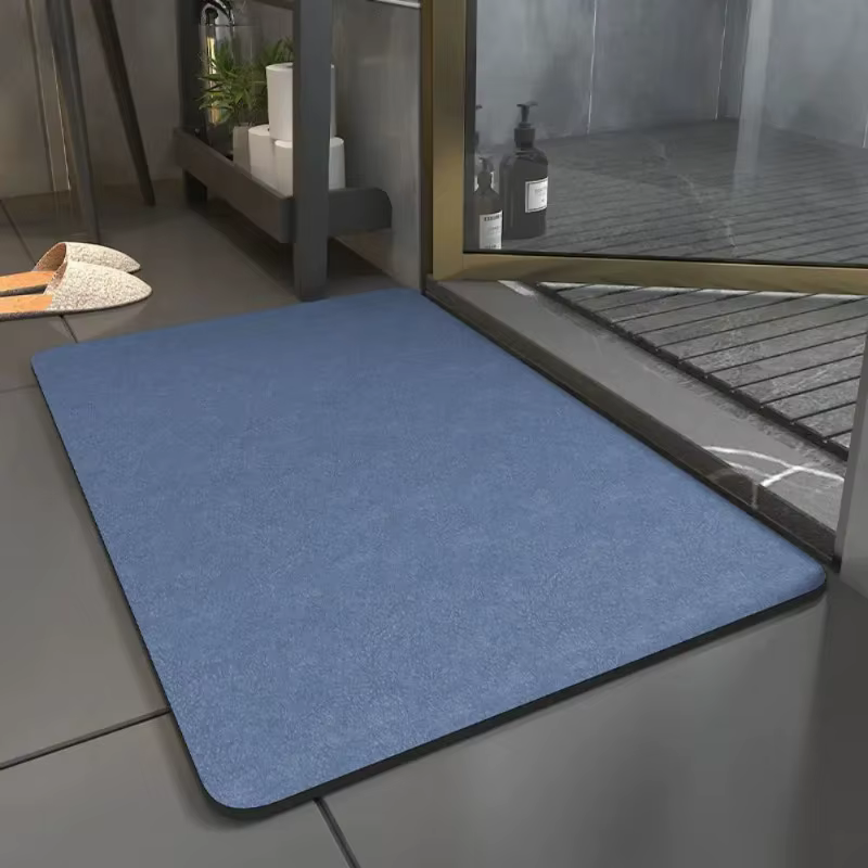 Tapis de sol en diatomite uni simple pour l'été