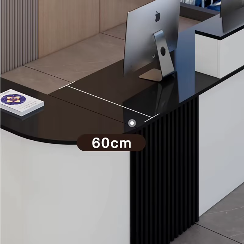 Bureau d'angle personnalisé comptoir De réception Podium petit bureau De réception bureau debout Escritorios De Computadora mobilier De bureau