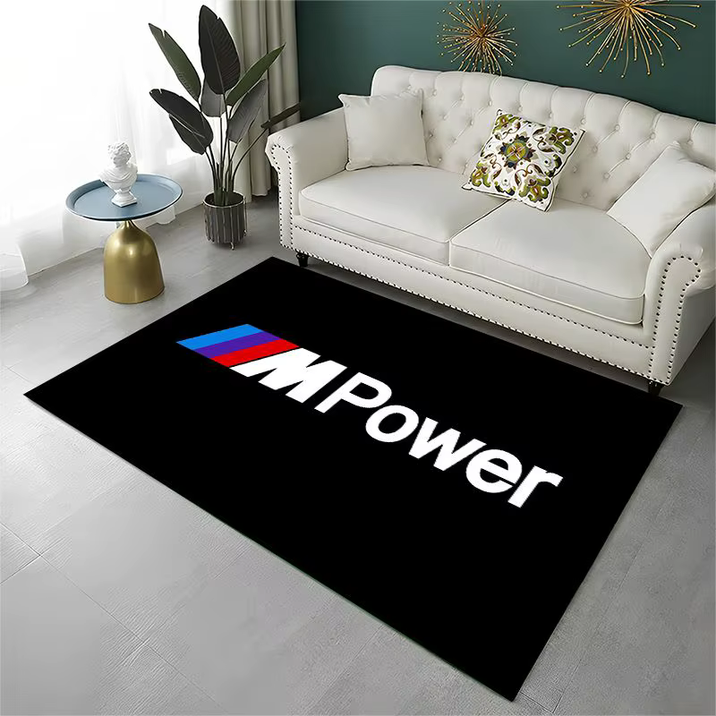 Tapis antidérapant rétro Racing Car B-BMW pour salon