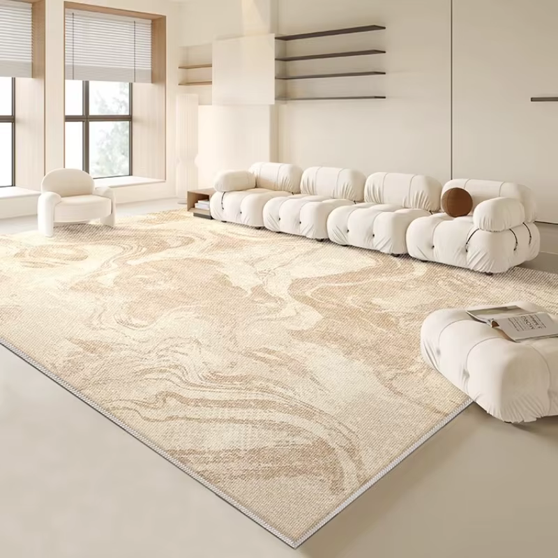 Tapis de Style crème pour chambre à coucher