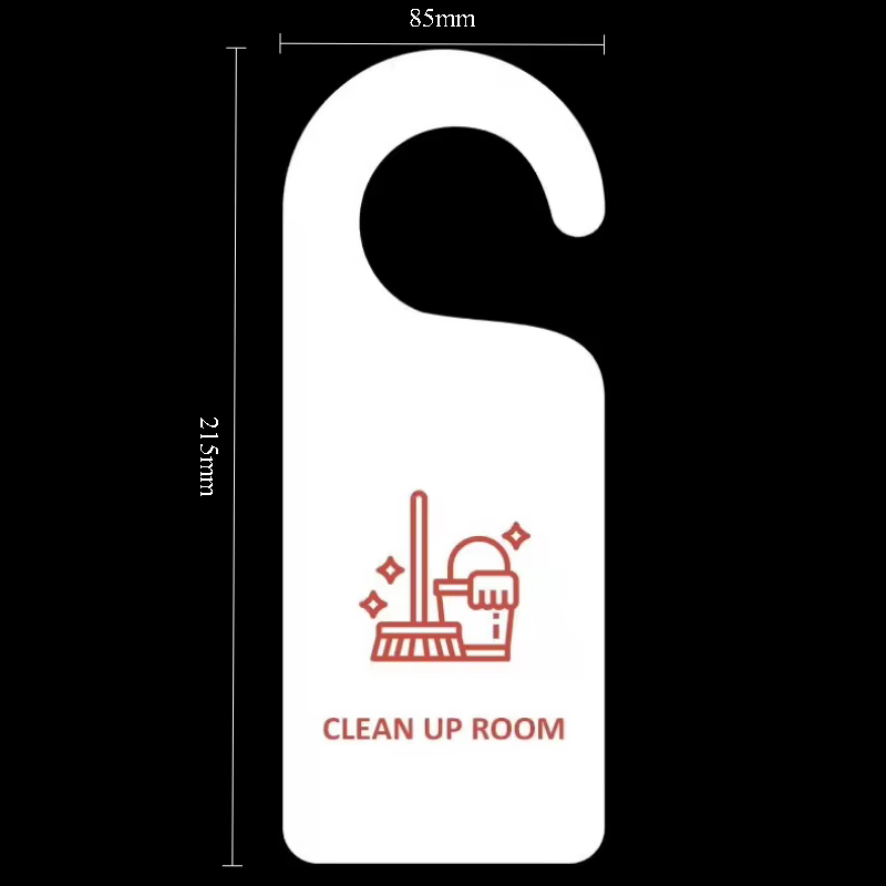 Panneau de porte d'hôtel en PVC Double face, 10 pièces, ne débogez pas, ne débogez pas, panneau de porte de chambre à coucher, panneau d'invite de salon