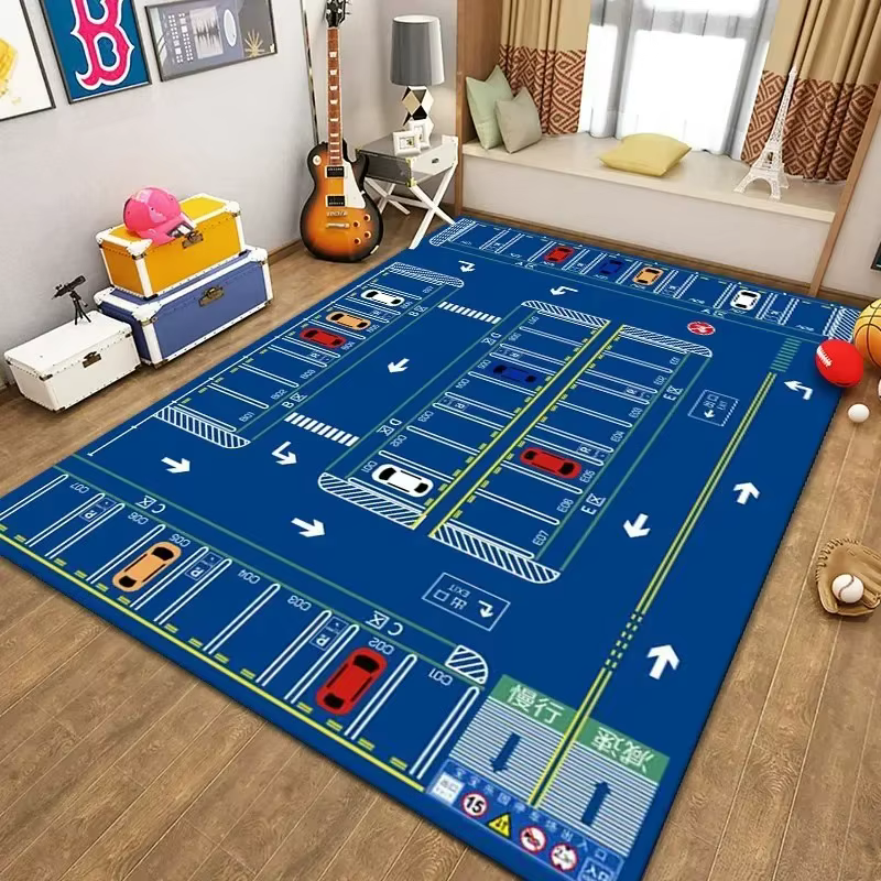 Tapis de jeu de dessin animé