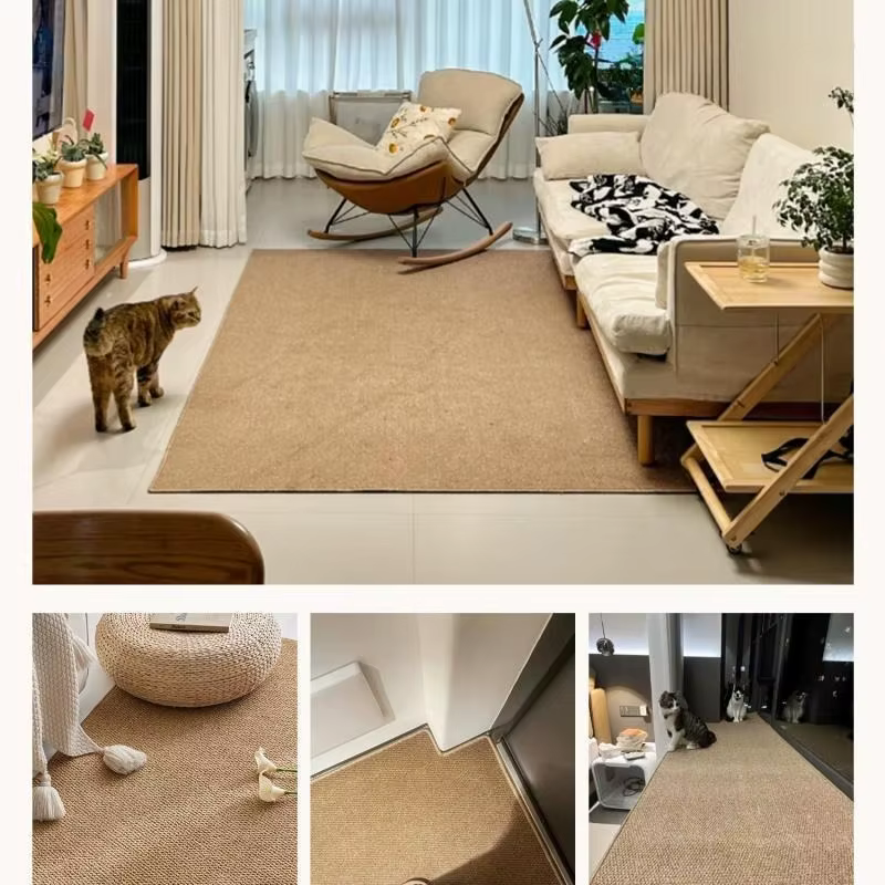 Tapis de salon en faux sisal