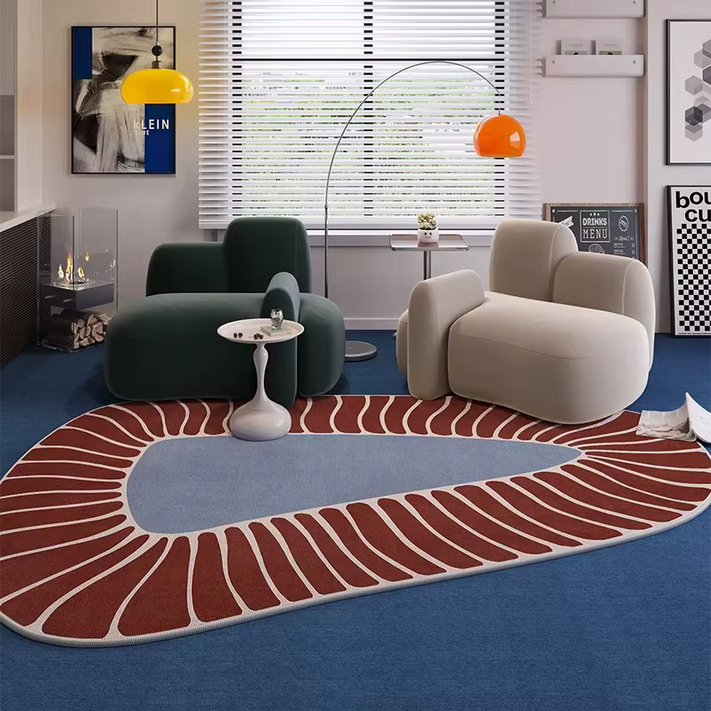 Tapis de salon résistant aux taches et à l'usure