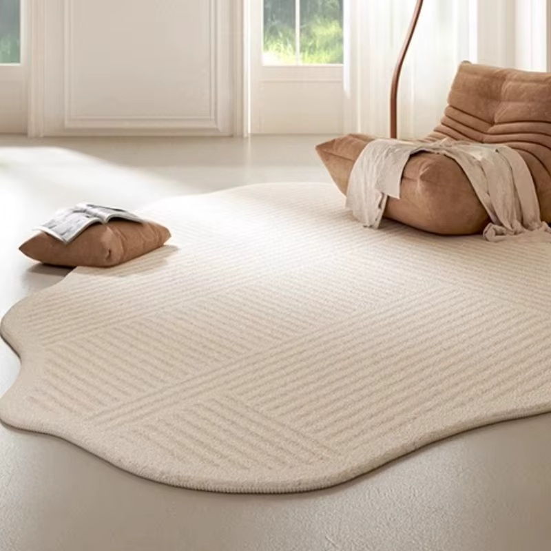 Tapis de Style crème pour salon