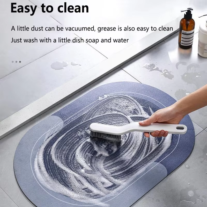 Tapis de bain absorbant antidérapant en diatomite
