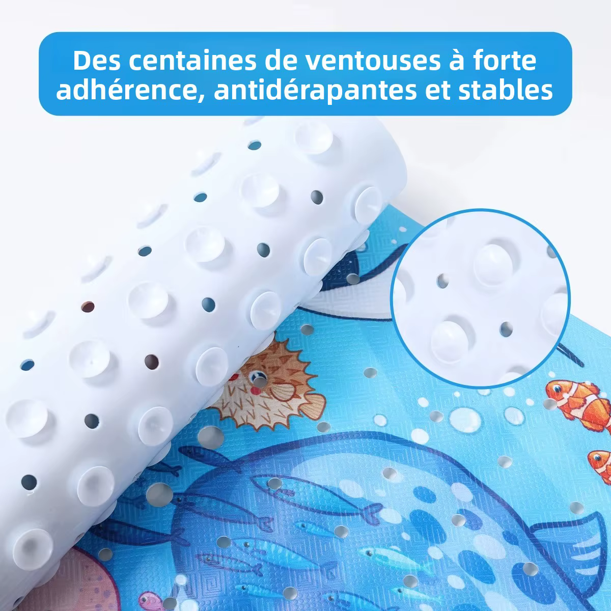 1pc tapis de bain pour bébé pour baignoire