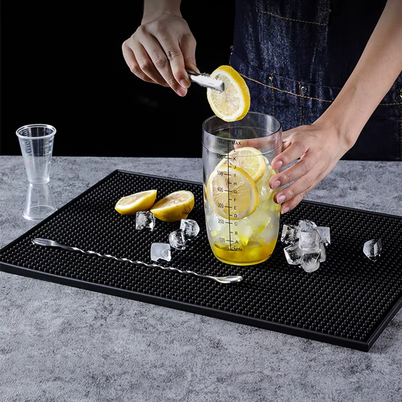 Tapis de Bar en caoutchouc pour café
