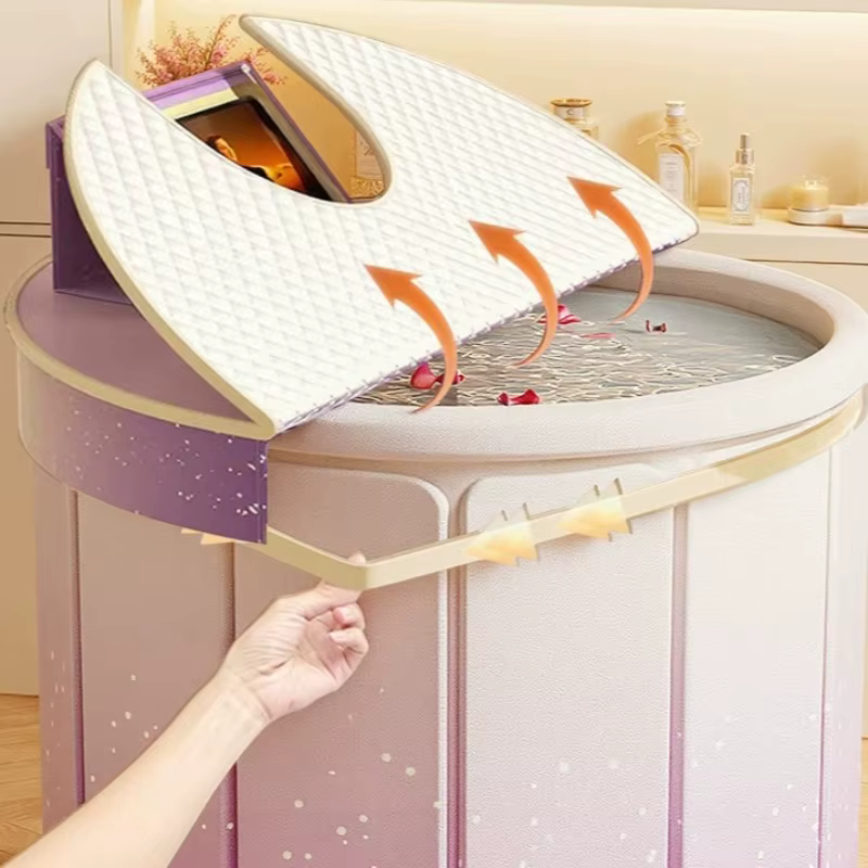 Baignoire de relaxation autoportante pour hydrothérapie, portable pour adultes, avec fonctions de piscina idromassaggio et spa, en promotion