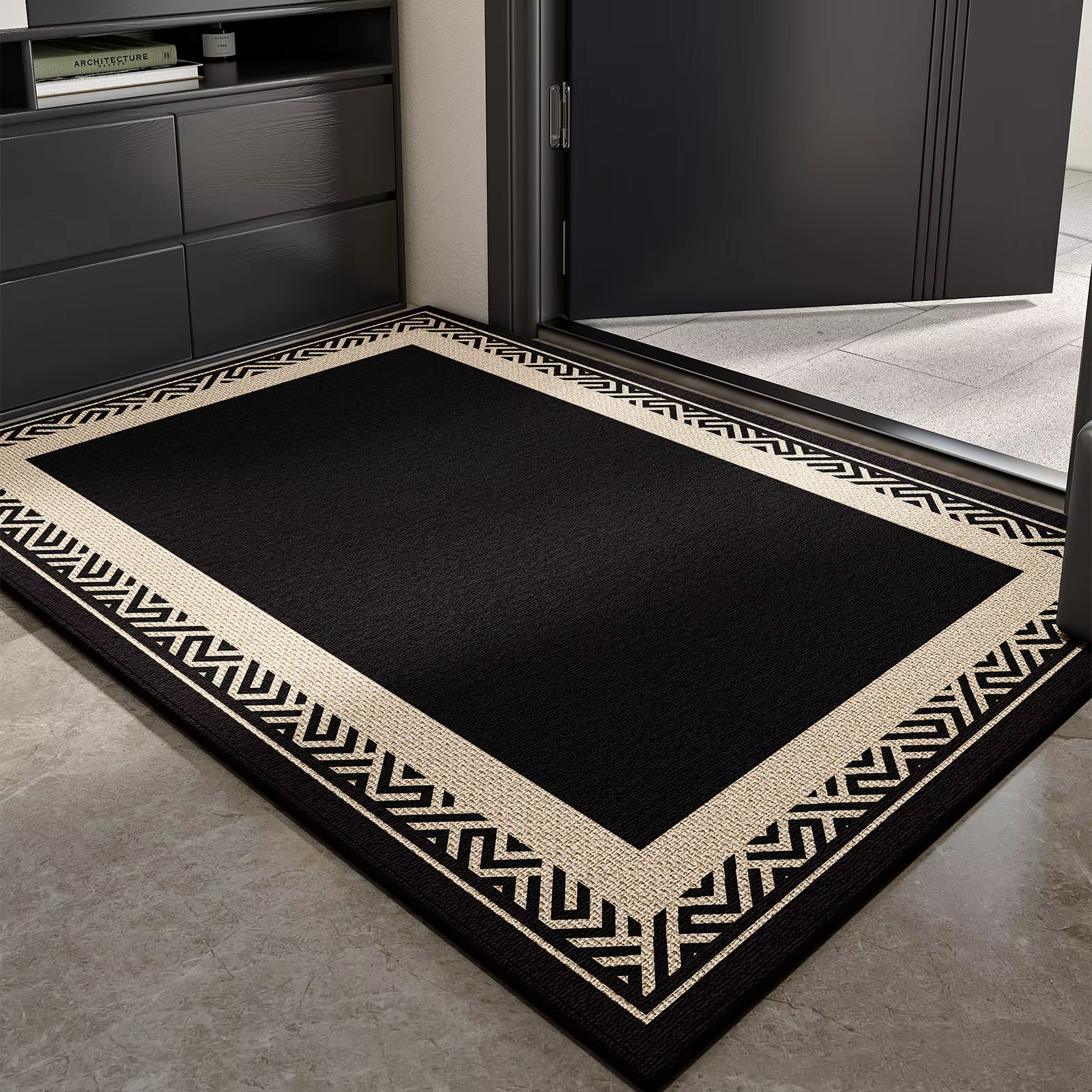 Paillasson d'entrée Tapis de zone de pièce intérieure extérieure pour chambre couloir salon