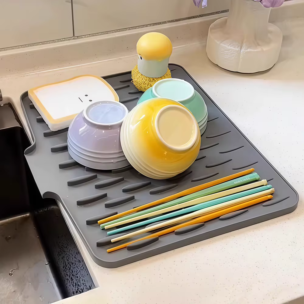 Tapis de vidange en Silicone pour évier