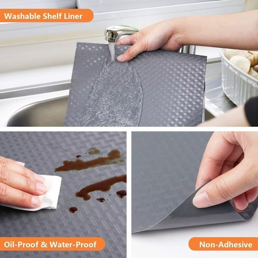 Tapis de tiroir antidérapant pour doublure d'étagère