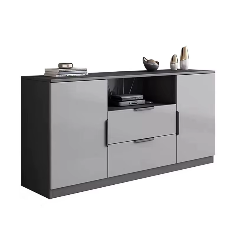 Meubles de salon de qualité supérieure : Armoires de rangement créatives crème