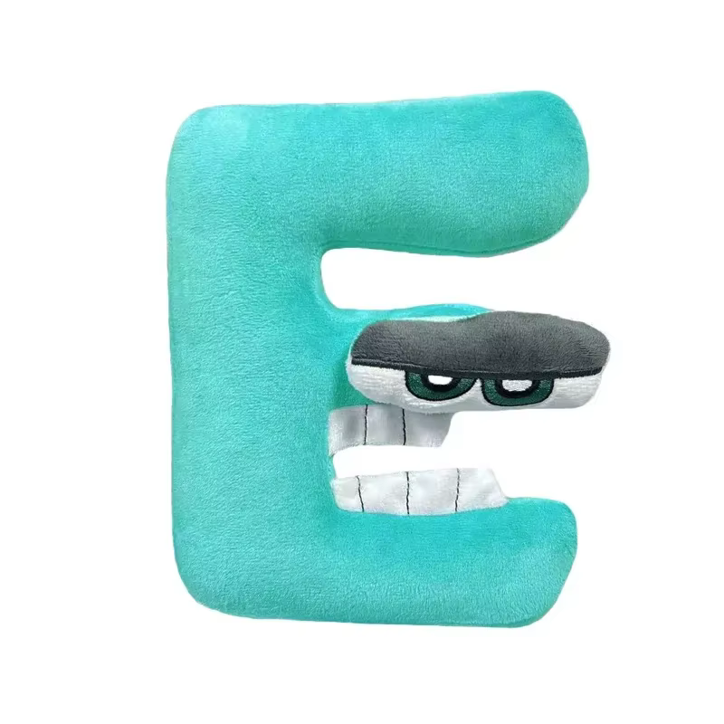 26 jouets en peluche Alphabet anglais Lore, poupée Anime lettres Kawaii, jouets en peluche pour enfants, illumination, jouet en peluche Montessori, cadeaux