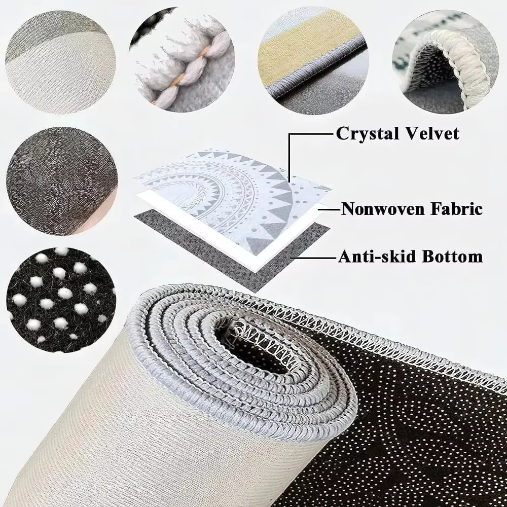 VIKAMA Tapis d'extérieur imperméable pour jardin
