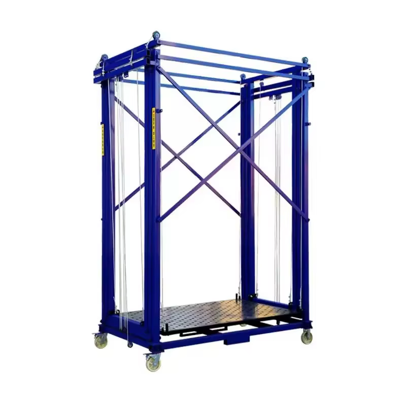 YG 2-12m 500kg échafaudage Mobile électrique pliable Portable télécommande plate-forme de levage pour le travail autres échelles et échafaudage