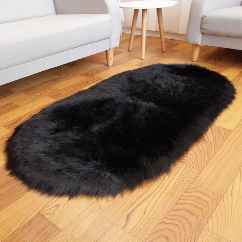 Tapis VIKAMA moderne de couleur unie