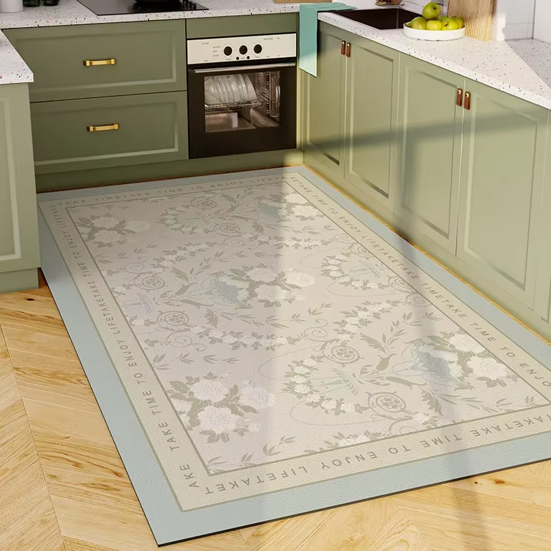 Lea-Tapis en Vinyle Imperméable en PVC
